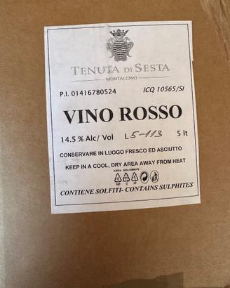 Vino Tenuta di Sesta 5 litri