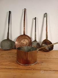 vecchi attrezzi da cucina 