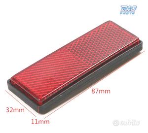 SET DI 2 CATADIOTTRI DI COLORE ROSSO