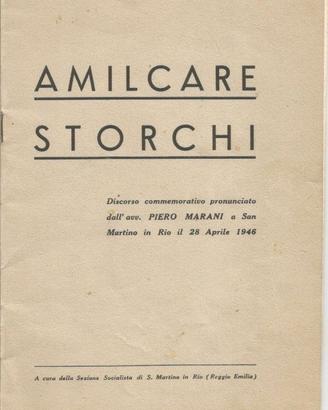 Socialismo Storchi Reggio Emilia Marani