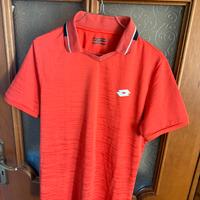 Polo tennis Lotto rossa taglia M