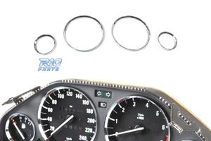 CERCHI CROMATI QUADRO STRUMENTI BMW E30 LOOK M3