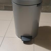 Pattumiera a pedale inox 