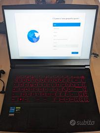 Notebook Gaming GF63 Thin 11SC-497IT