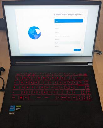 Notebook Gaming GF63 Thin 11SC-497IT