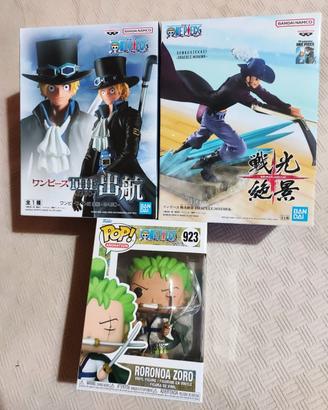 Lotto funko pop onepiece op banpresto