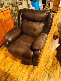 Poltrona in pelle 