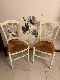 2 sedie in legno