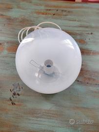 Abat-jour in vetro opalino