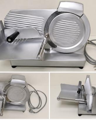 Affettatrice elettrica in alluminio -nuova-