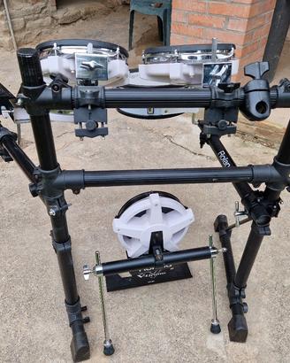 rack roland con clamp