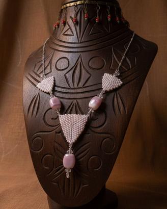 Collana Opale Gemme Vintage Etnica Collezione