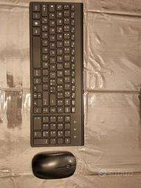 Tastiera e Mouse Wireless Ricaricabile 