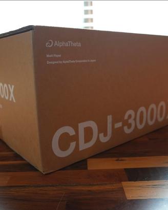 pioneer alphatheta cdj 3000 x player dj
 deck