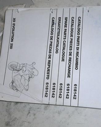 CATALOGO PARTI DI RICAMBIO X9 PIAGGIO 618142