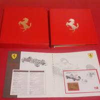 Collezione filatelica Ferrari su lamina d'oro 999