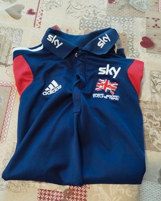 POLO ADIDAS TEAM SKY NAZIONALE GRAN BRETAGNA