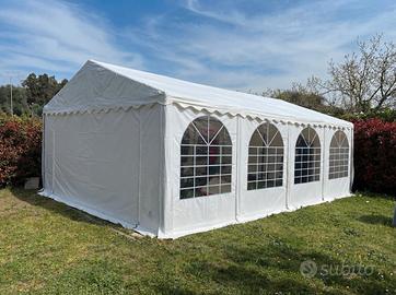 Tendone per feste 5x8, PVC 1400 ultra resistente