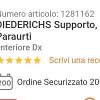 Supporto paraurti anteriore DX - BMW serie 1 F20