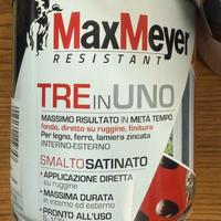 N.3 Smalto satinato all’acqua 3 in 1 marrone 0,5 L