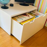 Scrivania cassettone mobile contenitore