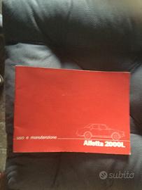 Libretto uso e manutenzione