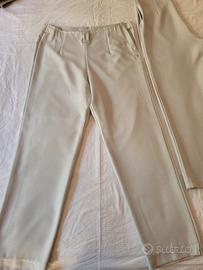 2 Pantaloni lunghi eleganti donna taglia L