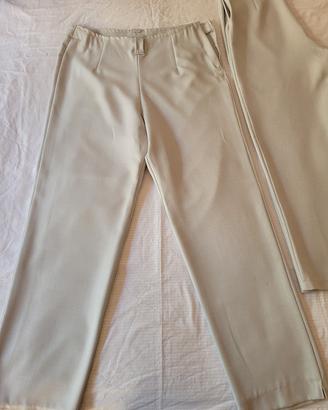 2 Pantaloni lunghi eleganti donna taglia L
