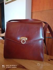 borsa tracolla marrone