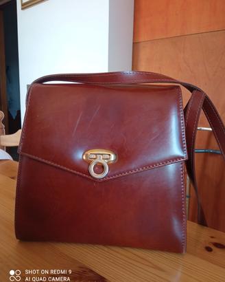 borsa tracolla marrone