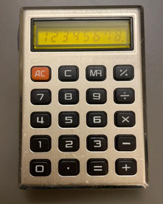Mini calcolatrice Casio 1972