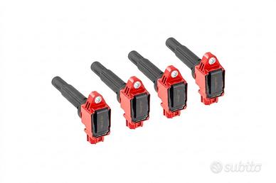 4 Bobine alte prestazioni Rosse Suzuki Swift Sport