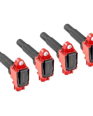 4 Bobine alte prestazioni Rosse Suzuki Swift Sport