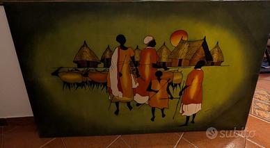 Quadro africano tela