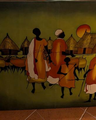 Quadro africano tela