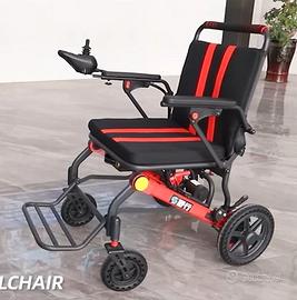 sedia rotelle pieghevole elettrica pesa 22kg