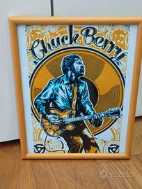 Poster con Cornice 24x30 Chuck Berry