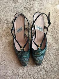 scarpe con tacco vintage y2k anni 90/2000