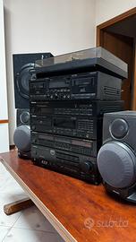 Stereo Pioneer completo con casse e subwoofer