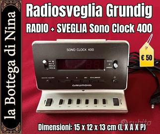 adiosveglia Grundig Sono Clock 400 - Vintage