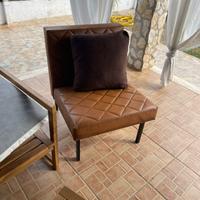 poltrone vera pelle vintage