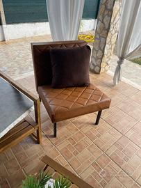 poltrone vera pelle vintage