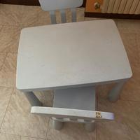 Tavolino e sedie mammut