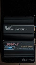 Amplificatore Alpine 90x2 
