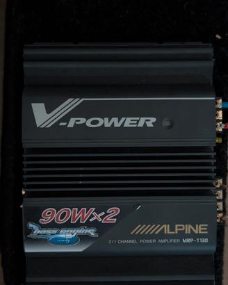 Amplificatore Alpine 90x2 