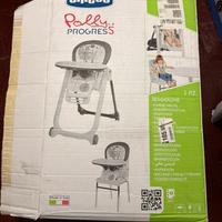 Seggiolone Chicco + barra giochi