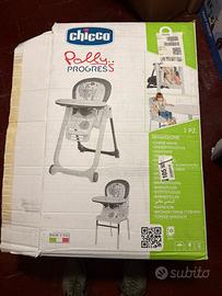 Seggiolone Chicco + barra giochi