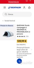 tenda da campeggio 2 posti