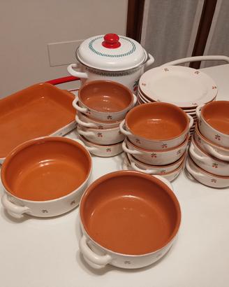 Set cucina in terracotta