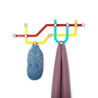 Appendiabiti di design a tema Metropolitana